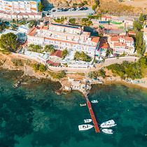 El Pirata and the Vistabella Hotel from the air